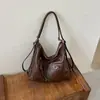 Bolsa de Gran Capacidad para Mujer 2026 Nuevo Otoño Retro Versátil Lujo Ligero Bolso de Hombro Mochila Cruzada Multifuncional