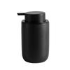 Set de Baño Moderno de Cerámica Cuatro Piezas Botella Dispensadora de Loción para Baño Presión Botella de Desinfectante para Manos Vaso para Enjuague Bucal Soporte para Cepillos de Dientes Jabonera