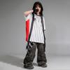 Ropa de hip-hop para niños, monos de manga corta a rayas para niñas, ropa deportiva, moda hip-hop para niños.