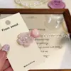 2026 Novo Estilo Versátil Flor Rosa Pérola Elegante Presilha Lateral Acessório de Cabelo Doce Acessório de Cabelo para o Dia a Dia Presilha de Cabelo para Mulheres