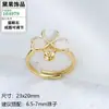 Pendientes de Plata de Ley S925 Colgante Juego de Joyería de Perlas Accesorios Piedra Ojo de Gato Trébol Corazón Juego de Joyería con Engaste Vacío