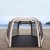 Tienda Pabellón Hexagonal Inflable Estilo Camping al Aire Libre Familiar para Playa Espesada Impermeable y a Prueba de Sol 6-8 Personas Libre para Montar y Abrir Rápidamente