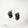 Cadena de Cola de Aleación Negra Básica Negra Pulsera Media con Colgante de Cuenta Suelta Pulsera Collar Accesorios Hechos a Mano DIY de Cuentas Material