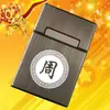 Pacote com 20 Porta-Cigarros com Tampa Magnética Flip, Porta-Cigarros de Alumínio-Plástico Macio e Rígido à Prova de Umidade, Suporta Design Personalizado, Porta-Cigarros Super Zodíaco