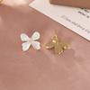 Aretes de Mariposa de Doble Capa de Alta Gama, Frescos, Lujo Accesible, Aretes de Moda Estilo Coreano, Diseño Nicho, Aretes Exquisitos