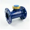 Medidor de agua de rotor de turbina con brida, medidor de agua mecánico de gran diámetro para agua corriente, medidor de agua con brida para ingeniería contra incendios PN16 PN25