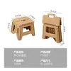 Taburete Plegable de Plástico Espesor Portátil Pequeño para Exteriores Camping Pesca Silla de Puesto Plegable de Mano Venta al por Mayor