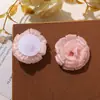 Estilo Coreano Novo Multi-Camadas Pétala Cor Sólida Malha Flor DIY Grampo de Cabelo Acessório de Cabelo Corsage Sapato Chapéu Roupa Flores Acessórios