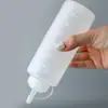 Botellas Dispensadoras de Apretar al por Mayor del Fabricante, Botellas de Apretar para Salsa de Tomate y Ensalada de Grado Alimenticio, Botellas de Apretar con Boquilla Puntiaguda para Salsa de Ostras, Botellas para Condimentos
