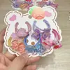 Nueva Versión Coreana de 10 Cuerdas para el Cabello de Dibujos Animados para Niños, Ligas para el Cabello de Princesa Lindas, Cuerdas de Gato para la Cabeza de Niña, Pares de Gomas Elásticas para Bebé