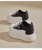 Tenis Blancos con Aumento Oculto de Altura de 10 cm, Adecuados para Combinar con Pantalones de Pierna Ancha, Zapatos para Mujer, Nuevos Zapatos Deportivos de Suela Gruesa para Primavera/Verano 2026, Zapatos Casuales