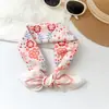 100% Algodón Diseño Coreano Cuadros Azules Cuadrado Pequeño Bufanda para Mujer Primavera Verano Versátil Combinación Camisa Decoración Bufanda Pequeña para Cuello Bufanda de Seda