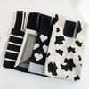Bolso Chaleco Bolso Chaleco Bolso de Mano Tejido Casual Bolso de Mano Contraste de Color Ajedrez Bolso de Mano Coreano de Lujo Ligero