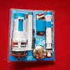 Accesorios para Cisterna de Inodoro, Válvula de Entrada de Agua, Válvula de Descarga, Pulsador Universal de Liberación de Agua, Artículos Sanitarios Empaquetados en Blíster, Entrada y Salida de Agua Universal para Inodoro