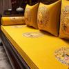 Estilo chinês almofada de sofá jacarandá arhat cama capa de madeira maciça móveis cadeira sofá almofada antiderrapante esponja quatro estações