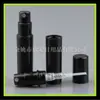 Botella rociadora negra 2ml botella rociadora de muestra pequeña tubo de perfume subbotella de cosméticos botella rociadora de bayoneta 2ml botella de perfume
