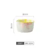 Tazón Especial para Freidora de Aire Shufulei Tazón para Hornear Cerámica Tazón Pequeño Horneado Hogareño Taza para Pudín Postre Huevo al Vapor Tazón para Yogur