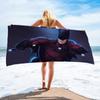 Toalla de baño de fibra súper suave transfronteriza toalla de playa Batman fabricante de origen