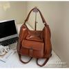 Bolsa Retro de Grande Capacidade para Uso Casual e Deslocamento para Mulheres 2026 Nova Moda Mochila Multifuncional Bolsa Tote de Ombro Único