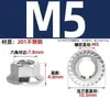 Directamente del fabricante: Tuerca de Brida Hexagonal Exterior de Acero Inoxidable 304 con Superficie Dentada Tapa de Tornillo M3-M20