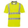 Playera reflectante de poliéster de secado rápido personalizada construcción de edificios Ropa de seguridad para saneamiento vial ropa de trabajo polo de verano