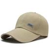Gorra de Béisbol de Primavera Transfronteriza para Hombre de Lona con Etiqueta m Ala Larga Sombrero para el Sol Deportes al Aire Libre Ocio Gorra con Visera