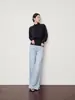 Ropa para mujer transfronteriza al por mayor: tops de punto de manga larga, de doble cara, modernos, elegantes y con estilo