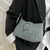 Bolso de Hombro Estrella de Cinco Puntas Bolso Casual de Alta Gama para Mujer 2025 Nuevo Costuras a Contraste Bolso Versátil de Axila Bolso Cuadrado Pequeño