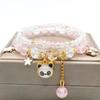 Pulseira Infantil Pulseira Joia Feminina Princesa Menina Cristal Contas Estudante Irmãs Namorada Pulseira Panda