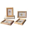 Foto Criativa Simples Pequena Moldura de Foto Mesa 6 polegadas 7 polegadas DIY 10 polegadas Moldura de Foto de Madeira Moldura de Álbum de Fotos Tiras de Moldura