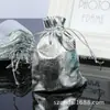 Bolsa de tela dorada y plateada al por mayor de fábrica, bolsa para joyería de varios tamaños, empaque para joyería, bolsa dorada y plateada para regalo