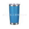 Copo Térmico Transfronteiriço Personalizado Aço Inoxidável 304 Copo de Gelo Portátil Copo de Hábito para Cerveja Copo Simples para Carro com Canudo