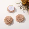 Versão coreana de gaze de organza com flor rosa encaracolada DIY feito à mão, acessório de cabelo para prender o cabelo, acessórios para roupas, atacado