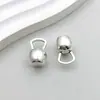 1 nueva aleación de plata antigua simulación serie de equipamiento deportivo colgante de mancuerna barra colgante colgante accesorios de joyería diy