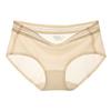 Ropa Interior de Mujer de Encaje y Seda Helada Nueva de Verano, Transpirable, Sin Marcas, Antibacteriana y de Secado Rápido, Bragas para Mujer, Lindas y Transparentes, Levanta Glúteos