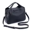 Bolso Casual para Mujer de Cuero Genuino de Gran Capacidad Textura Suave de Cuero Bolso de Hombro Portátil Estilo Coreano Simple Bolso Cruzado Versátil