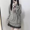 Cardigan de Punto Uniforme JK Japonés Estilo Academia Suéter Escolar Dulce Versátil Manga Larga Exterior Chaleco Otoño e Invierno Nuevo Estilo