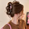 Pinza para el pelo de cachorro nube con estampado de leopardo estilo coreano para mujer, Pinza para el pelo de la parte trasera de la cabeza, Pinza de tiburón, Accesorio para el pelo