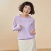 Suéter com Capuz Redutor de Idade Suéter de Malha de Caxemira para Mulheres Outono e Inverno Casual Solto Manga Longa Roupa Externa Camisa Base de Malha