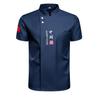 Ropa de Trabajo de Chef Manga Corta para Hombre Primavera y Verano Panadería Hotel Restaurante Cocina Trasera Comedor Catering Ropa