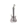 Accesorios de joyería de aleación para bricolaje, material para auriculares de guitarra de música retro de plata antigua