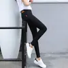 Sudeste Asiático Cross-Border Novas Leggings para Usar por Cima Primavera e Outono Leggings de Cintura Alta Tamanho Grande Calças Femininas Calças Elásticas Apertadas