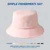 Sombrero de Pescador de Color Sólido, Circunferencia de Cabeza Grande, Unisex, Sombrero Transpirable con Protección Solar para Verano, Sombrero de Cubo Versátil con Ala Ancha, Venta al por Mayor