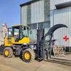 Empilhadeira Pequena Off-Road Combustão Interna Diesel Tração nas Quatro Rodas Equipamento Off-Road Canteiro de Obras Fábrica de Tijolos Caminhão Máquina Atacado