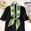 Pañuelo de Seda Pequeño Angulado Rouyun 2026 para Mujer, Elegante y Sofisticado, Pañuelo para Cuello Estilo Coreano y Japonés, Pañuelo de Cinta, Pañuelo para Cuello Estilo Coreano