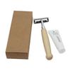 Suministros del Fabricante Maquinilla de Afeitar para Hombre Doble Capa Desechable Procesamiento Jw-025 Bambú Ecológica Portátil