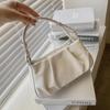 Bolsa de Ombro/Axila Plissada Estilo Western Portátil 'Bolsa Nuvem' para Mulheres 2021 Novo Design de Moda de Verão