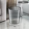 Lixeira Transparente Doméstica Luxo Leve Banheiro Cozinha Sala de Estar Quarto Criativa Alto Valor de Aparência Lixeira Grande Estilo ins