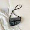 Bolsas Casuais de Nicho para Mulheres Verão 2025 Nova Tendência Moda Bolsa Sela Bolsa Transversal de Ombro da Moda para Mulheres