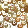 Jade Dragón Amarillo 10mm Hebilla de Paz Cuentas Sueltas Accesorios para Joyería DIY Ágata Amarilla Jade Espaciador Hebilla de Calcedonia Venta al por Mayor